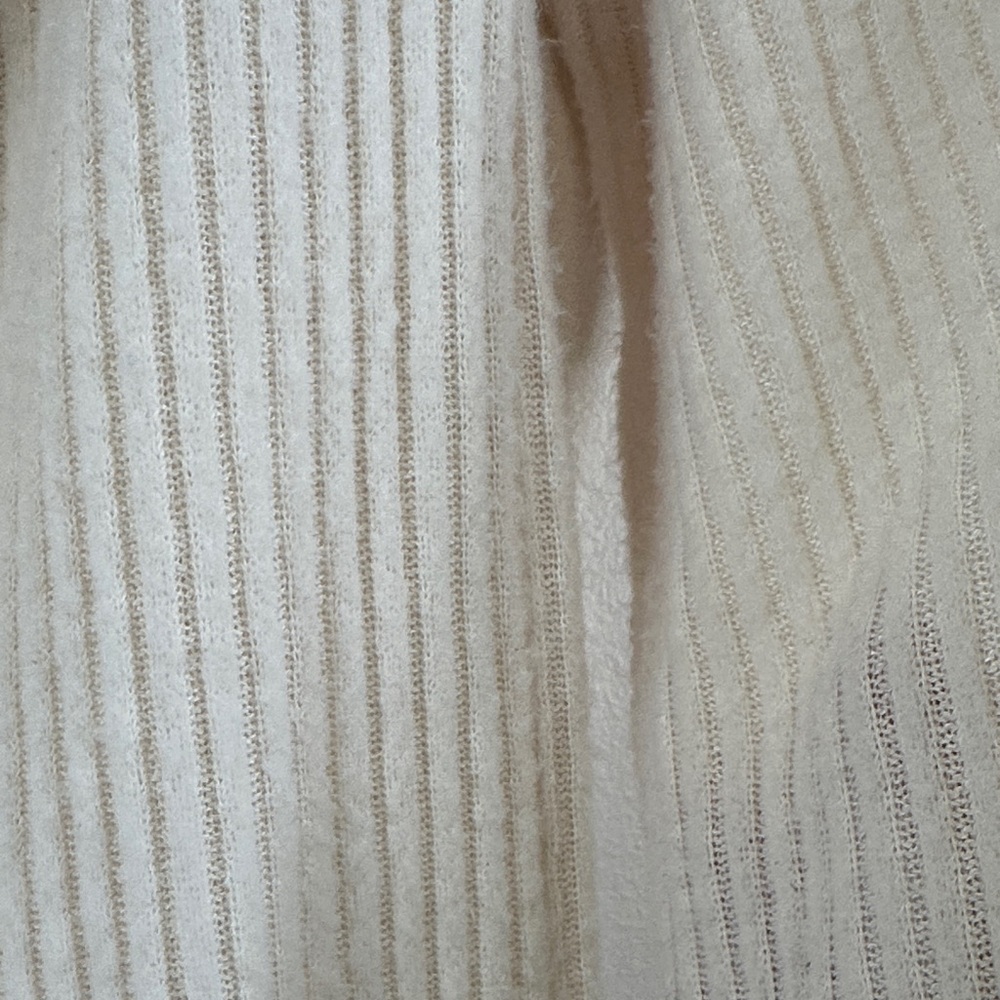 SHEIN Cream Ribbed Sweater - Picture 4 of 4